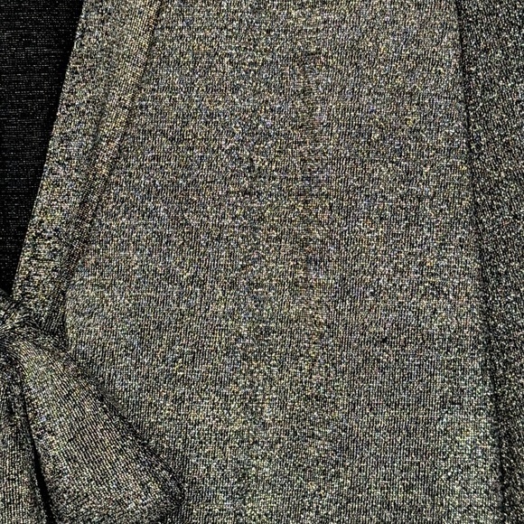 NWT Lane Bryant Classic Long Sleeve Tie Front Cardigan in Metallic Gold- Sz18/20 - Picture 4 of 8